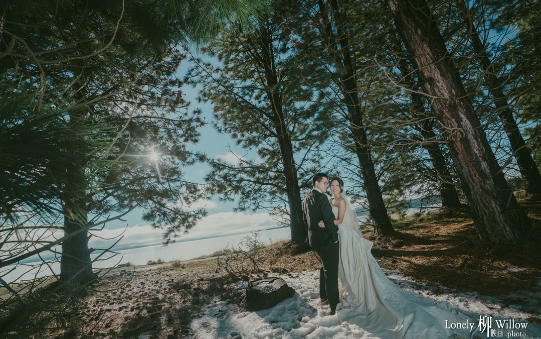 开心的农场和湖泊