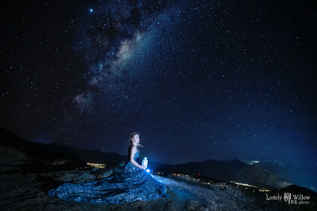 静静的皇后镇星空