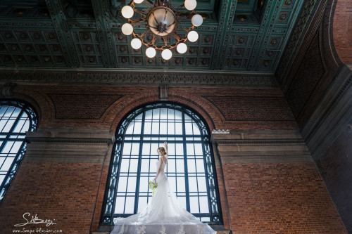 奥克兰老火车站婚纱宣传片